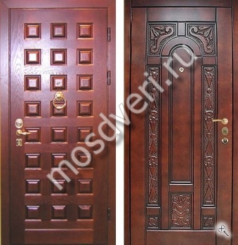 Стальная входная дверь с МДФ - купить от производителя Мосдвери Стальная входная дверь с МДФ