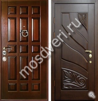 Железная дверь с отделкой МДФ с двух сторон - купить от производителя Мосдвери Железная дверь с отделкой МДФ с двух сторон